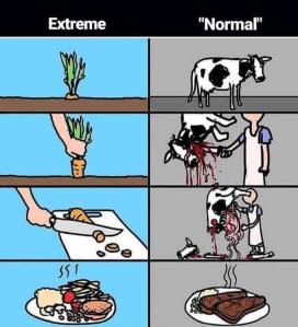 Extreme-Normal Karikatur
