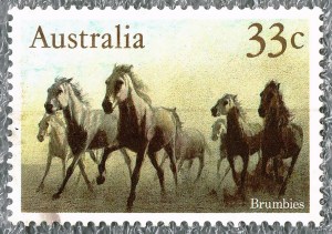 Briefmarke mit Brumiespeg