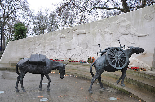 animals in war memorial london 1