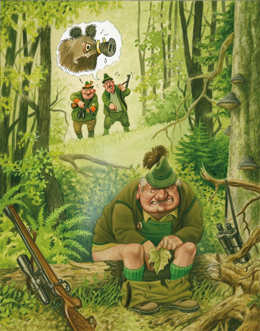 jäger mit Hosen unten