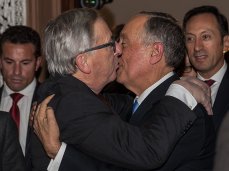 Marcelo Rebelo de Sousa and Jean-Claude Juncker