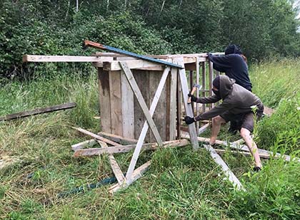 Germany_hunting_turm zestört pg