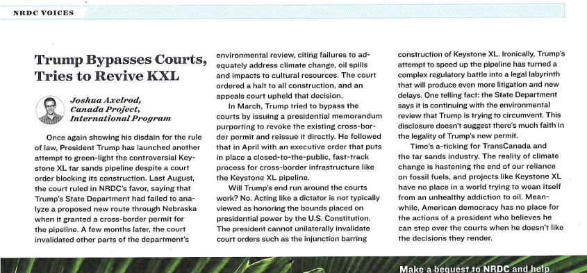 NRDC Article