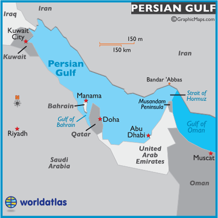 gulf map