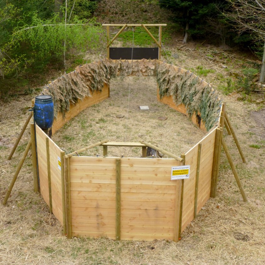 Umstrittene Wildschweinfalle