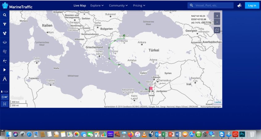 route von Midia nach Israeljpg
