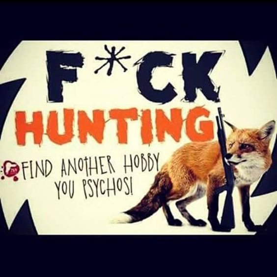 slogan mit fuchs gegen jagd